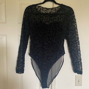 Vintage mesh body suit